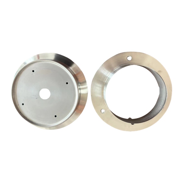 Stamped Round Metal Disc & Ring Set